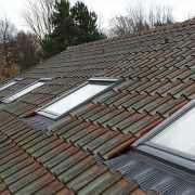 Velux Dakramen in prefab huis Belgie